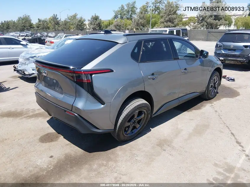 2026 Toyota Bz Xle Plus VIN: JTMBCAEB3TA008933 Lot: 45178546