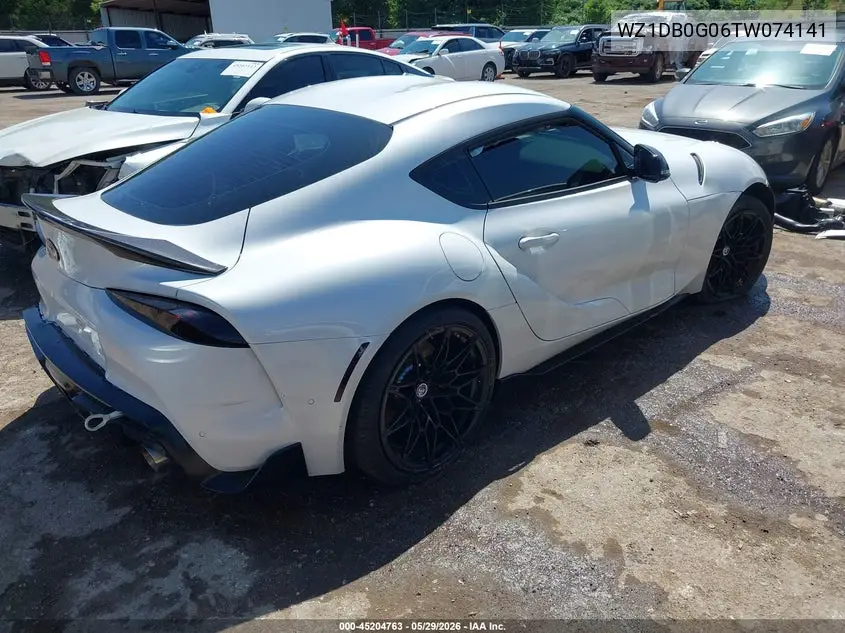 2026 Toyota Gr Supra Mkv Final Edition VIN: WZ1DB0G06TW074141 Lot: 45204763