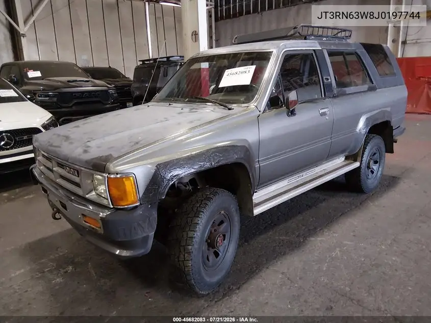 1988 Toyota 4Runner Rn60 VIN: JT3RN63W8J0197744 Lot: 45682083