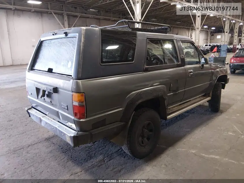 1988 Toyota 4Runner Rn60 VIN: JT3RN63W8J0197744 Lot: 45682083