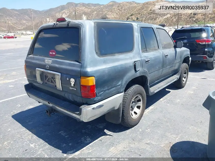 1994 Toyota 4Runner Vn29 Sr5 VIN: JT3VN29V8R0035937 Lot: 45673335