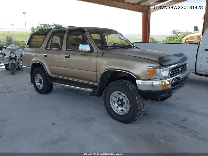 1995 Toyota 4Runner Vn39 Sr5 VIN: JT3VN39WXS0181423 Lot: 45429193