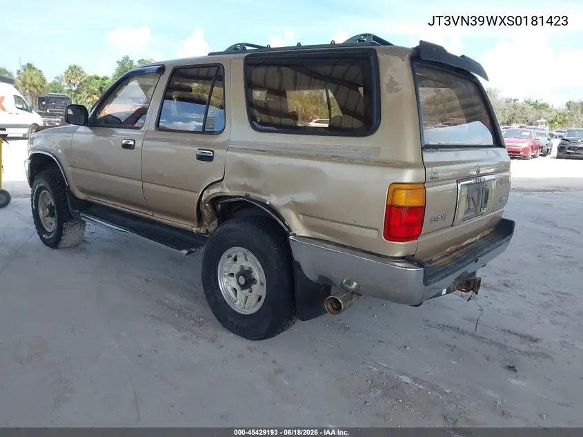 1995 Toyota 4Runner Vn39 Sr5 VIN: JT3VN39WXS0181423 Lot: 45429193