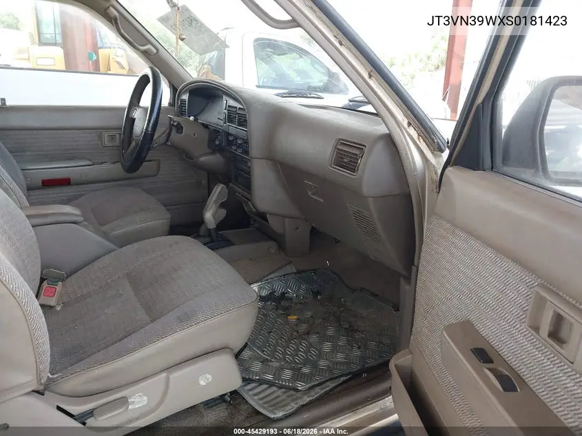 1995 Toyota 4Runner Vn39 Sr5 VIN: JT3VN39WXS0181423 Lot: 45429193