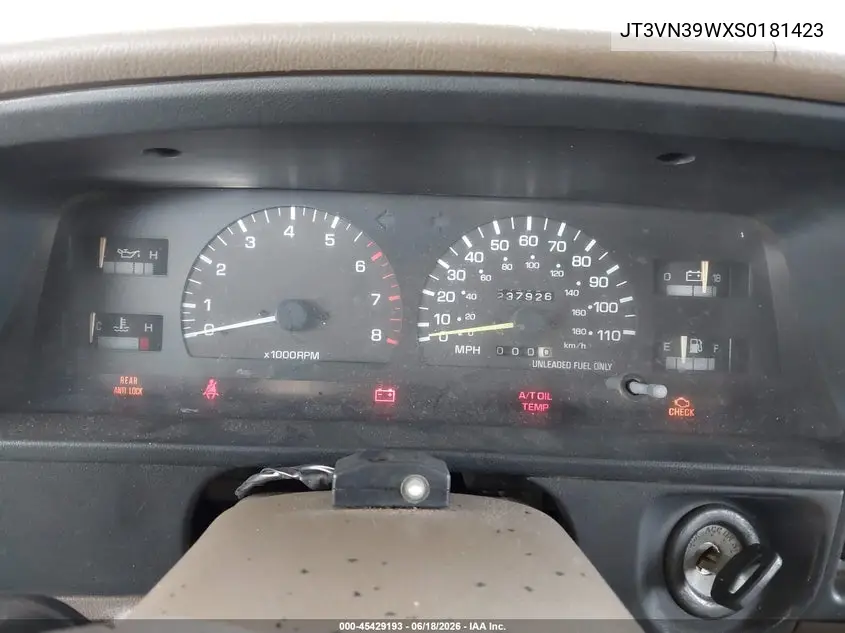 1995 Toyota 4Runner Vn39 Sr5 VIN: JT3VN39WXS0181423 Lot: 45429193