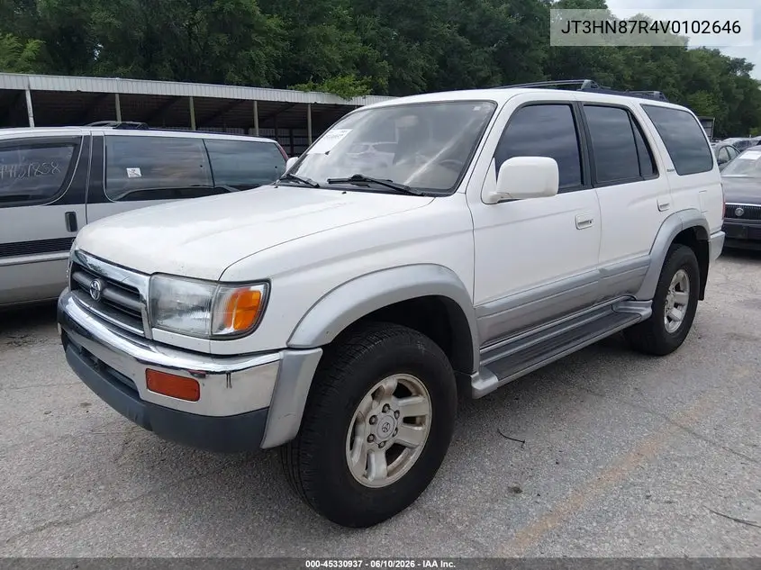 1997 Toyota 4Runner Sr5 V6 Limited VIN: JT3HN87R4V0102646 Lot: 45330937
