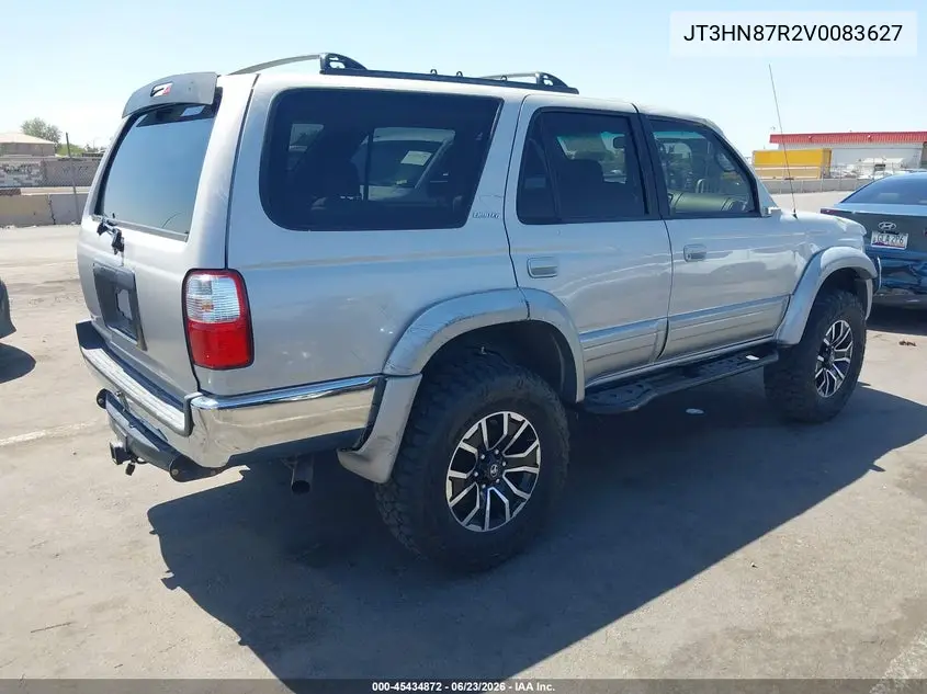 1997 Toyota 4Runner Sr5 V6 Limited VIN: JT3HN87R2V0083627 Lot: 45434872