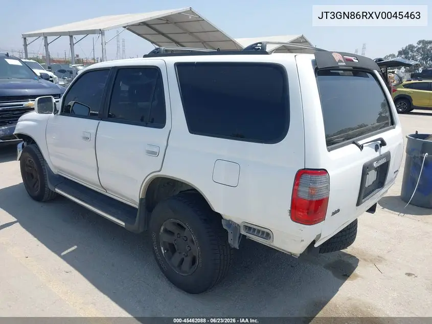 1997 Toyota 4Runner Sr5 V6 VIN: JT3GN86RXV0045463 Lot: 45462088