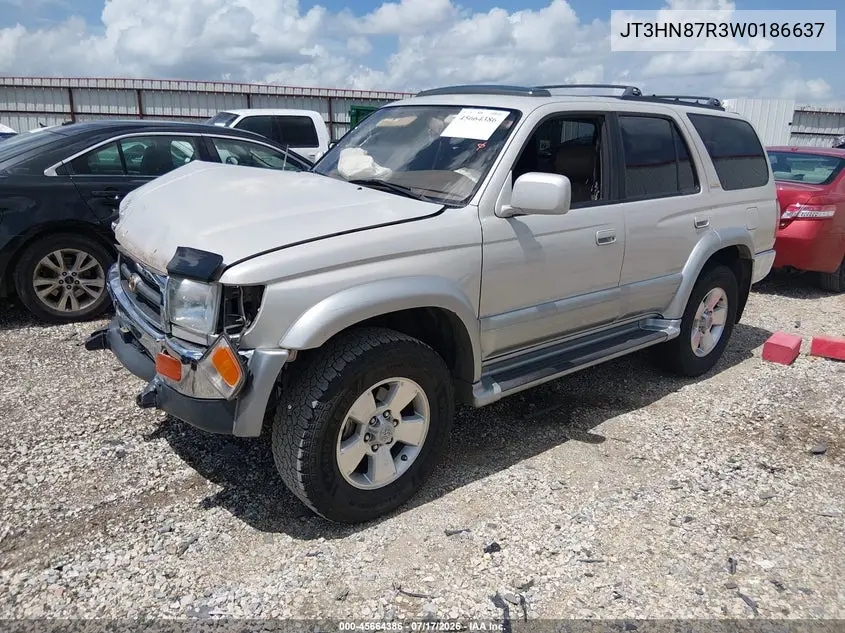 1998 Toyota 4Runner Limited VIN: JT3HN87R3W0186637 Lot: 45664386
