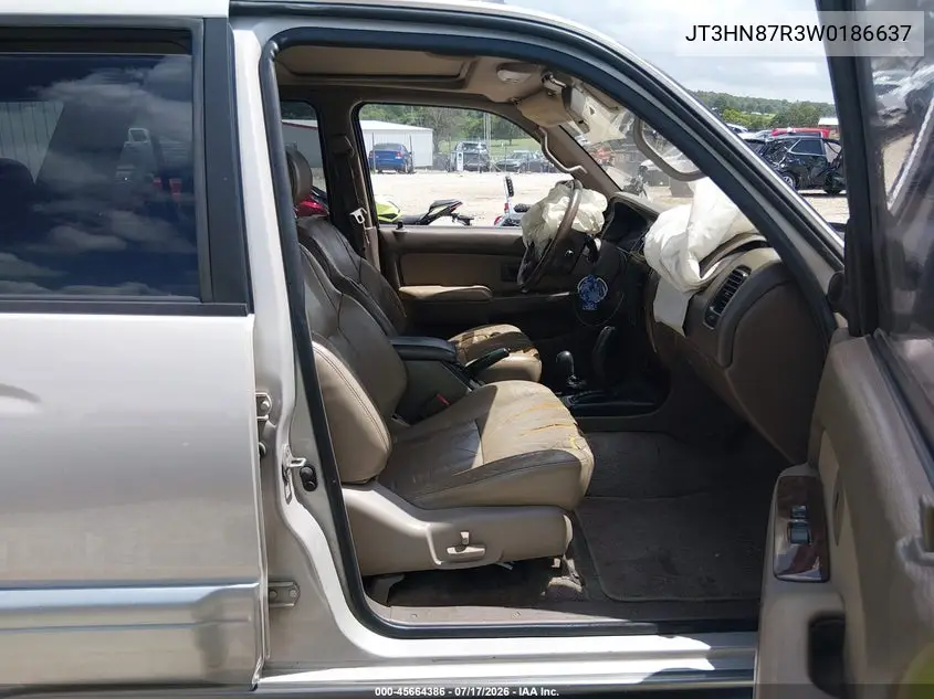 1998 Toyota 4Runner Limited VIN: JT3HN87R3W0186637 Lot: 45664386