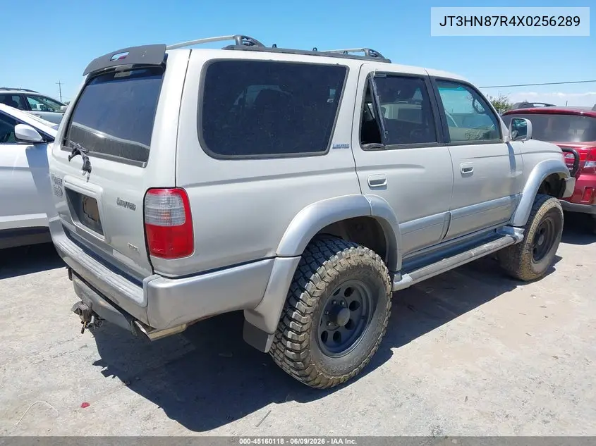 1999 Toyota 4Runner Limited V6 VIN: JT3HN87R4X0256289 Lot: 45160118