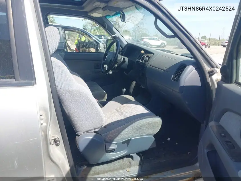 1999 Toyota 4Runner Sr5 V6 VIN: JT3HN86R4X0242524 Lot: 45255183