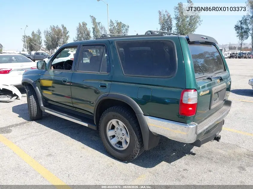 1999 Toyota 4Runner Sr5 V6 VIN: JT3GN86R0X0103373 Lot: 45322970