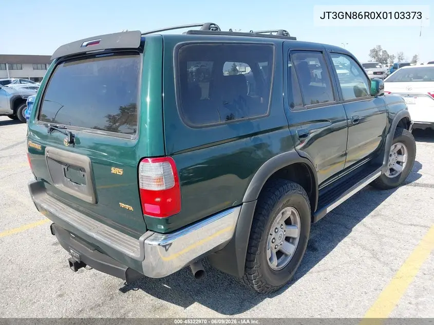 1999 Toyota 4Runner Sr5 V6 VIN: JT3GN86R0X0103373 Lot: 45322970