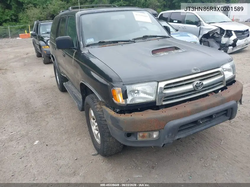 1999 Toyota 4Runner Sr5 V6 VIN: JT3HN86R3X0201589 Lot: 45339449