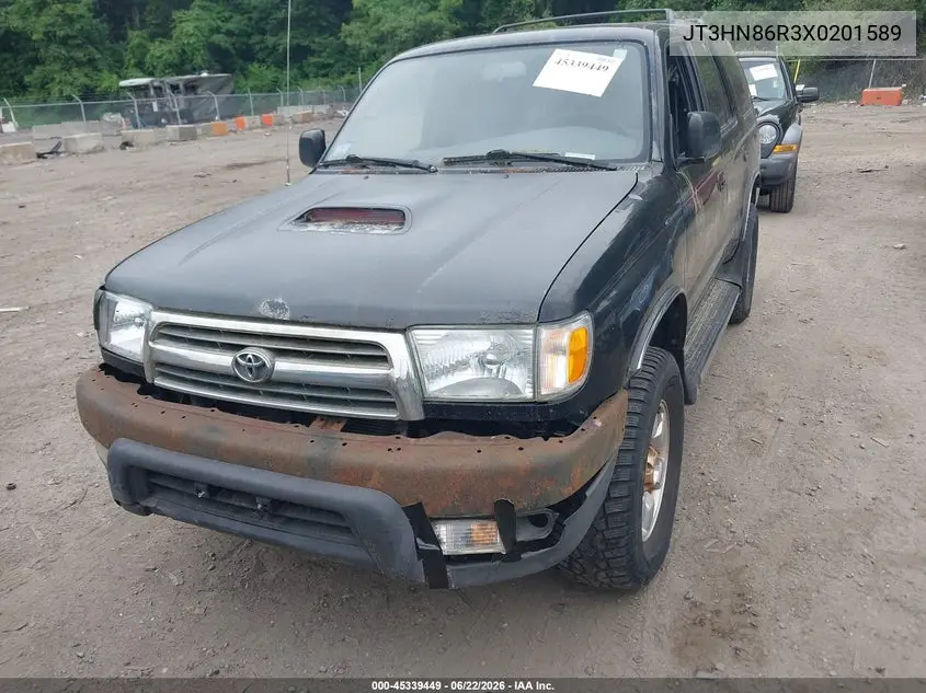1999 Toyota 4Runner Sr5 V6 VIN: JT3HN86R3X0201589 Lot: 45339449