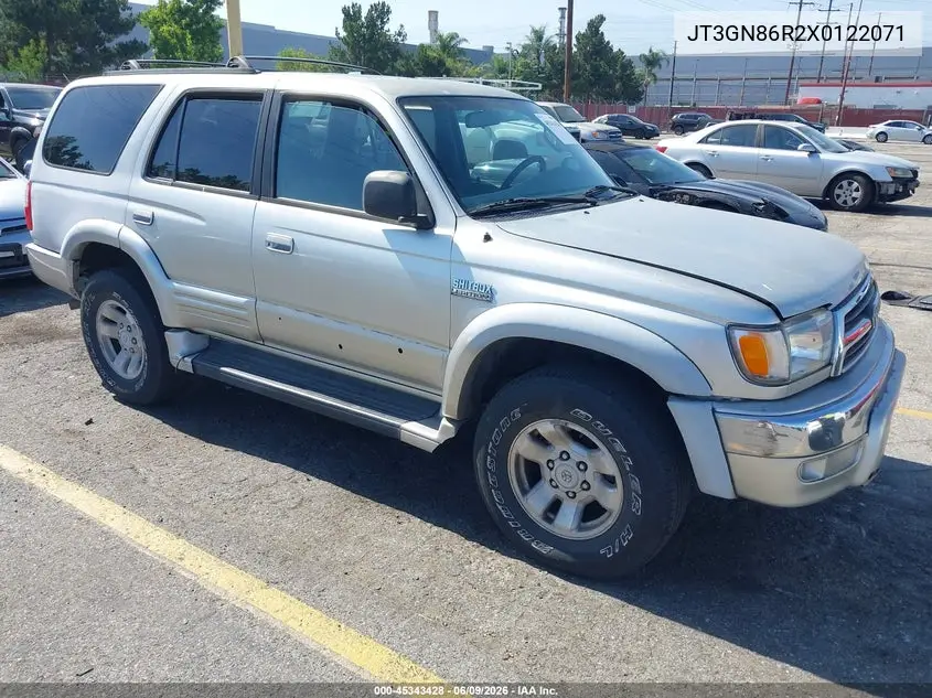 1999 Toyota 4Runner Sr5 V6 VIN: JT3GN86R2X0122071 Lot: 45343428