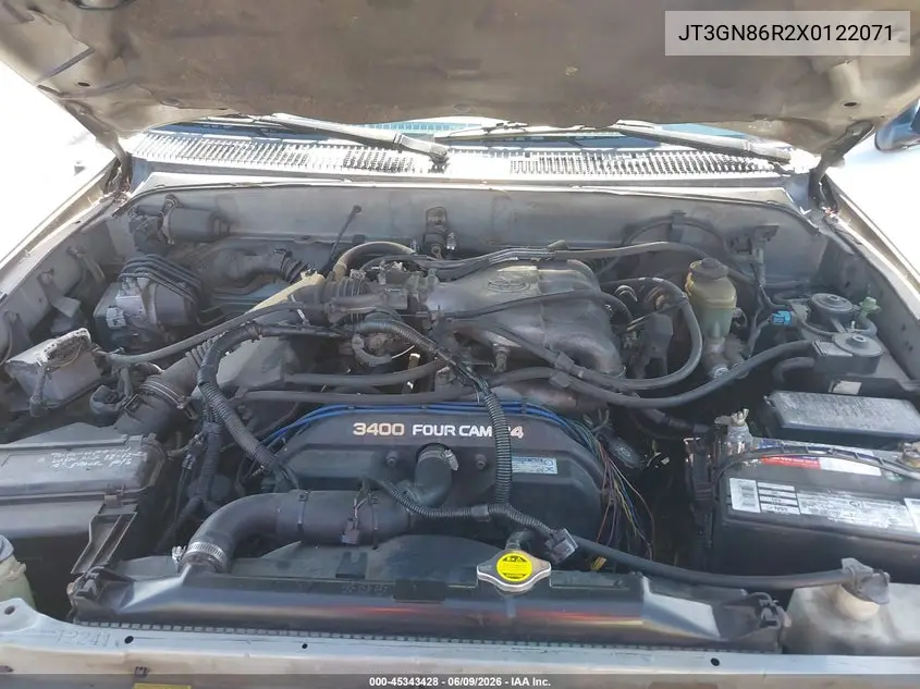 1999 Toyota 4Runner Sr5 V6 VIN: JT3GN86R2X0122071 Lot: 45343428