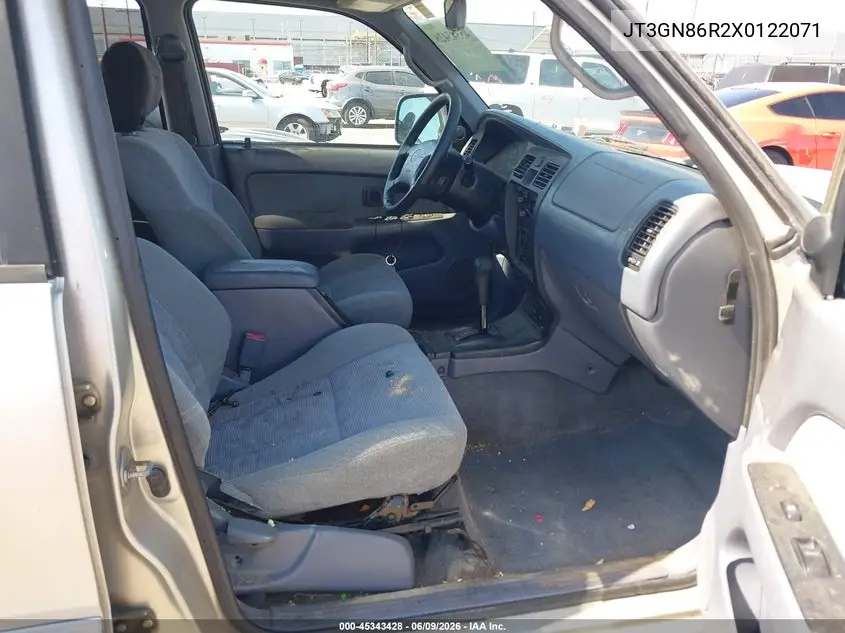 1999 Toyota 4Runner Sr5 V6 VIN: JT3GN86R2X0122071 Lot: 45343428