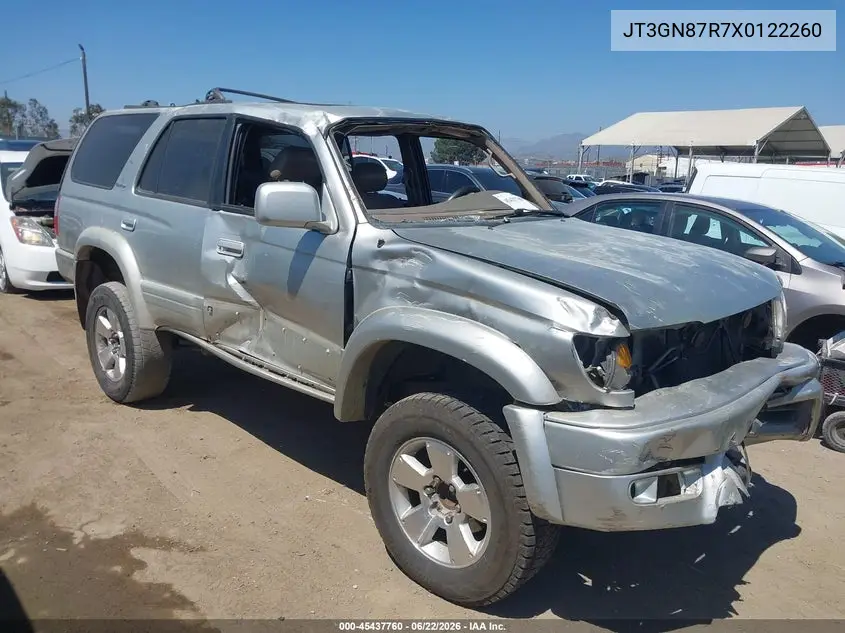 1999 Toyota 4Runner Limited V6 VIN: JT3GN87R7X0122260 Lot: 45437760