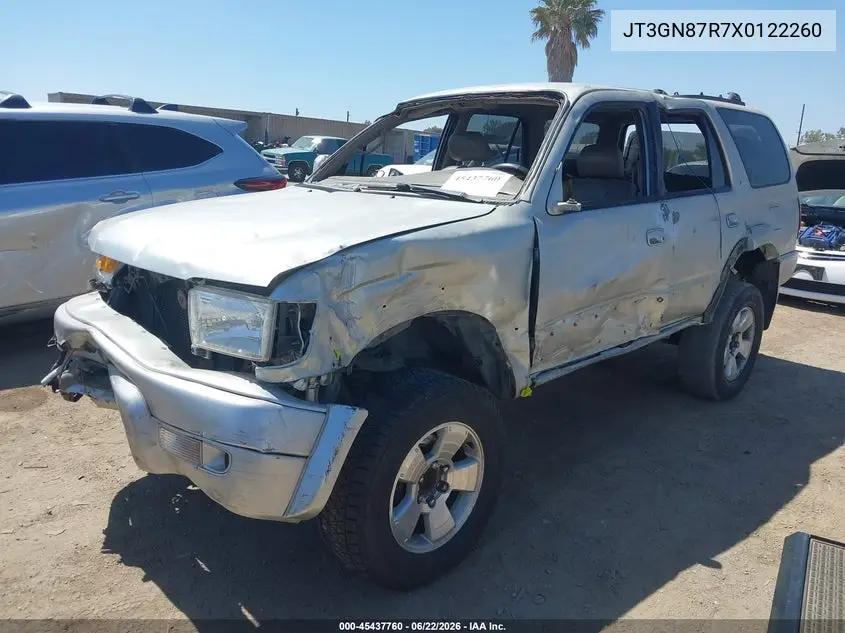 1999 Toyota 4Runner Limited V6 VIN: JT3GN87R7X0122260 Lot: 45437760