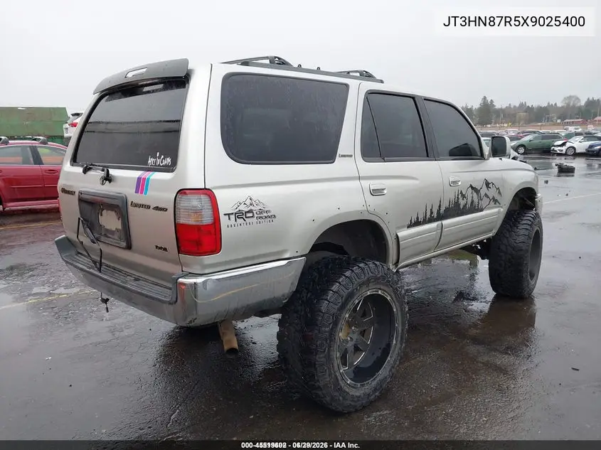 JT3HN87R5X9025400 1999 Toyota 4Runner Limited V6