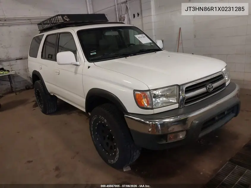 1999 Toyota 4Runner Sr5 V6 VIN: JT3HN86R1X0231285 Lot: 45567005