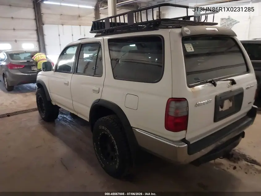 1999 Toyota 4Runner Sr5 V6 VIN: JT3HN86R1X0231285 Lot: 45567005