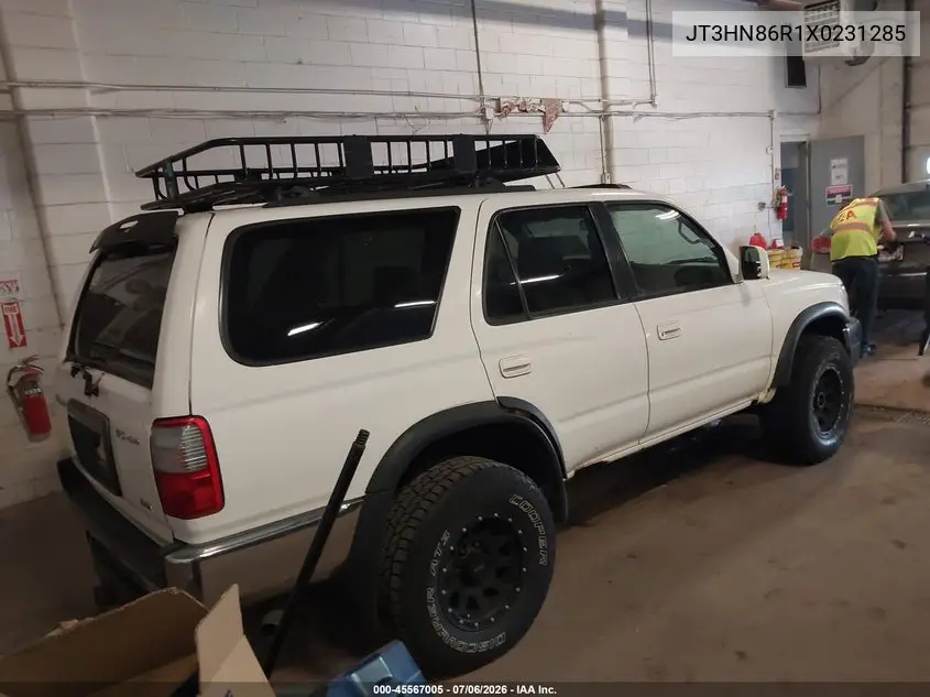 1999 Toyota 4Runner Sr5 V6 VIN: JT3HN86R1X0231285 Lot: 45567005
