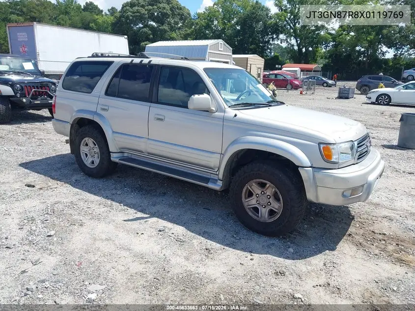 1999 Toyota 4Runner Limited V6 VIN: JT3GN87R8X0119769 Lot: 45633663