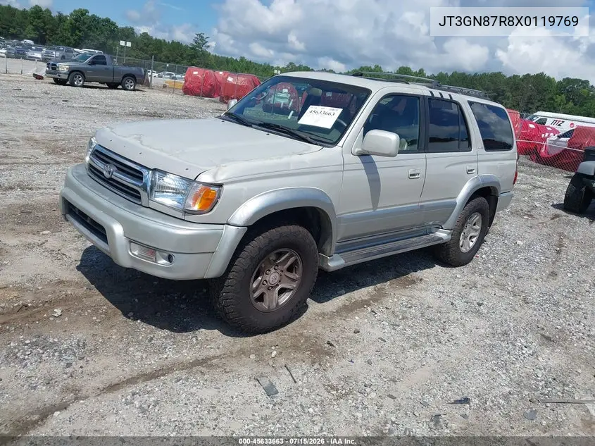 1999 Toyota 4Runner Limited V6 VIN: JT3GN87R8X0119769 Lot: 45633663