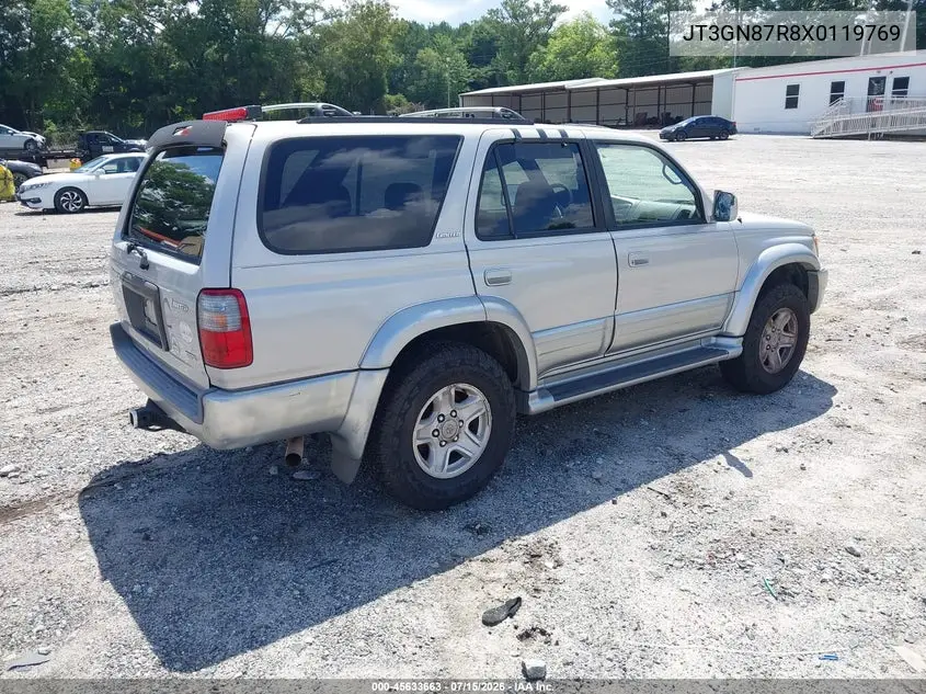1999 Toyota 4Runner Limited V6 VIN: JT3GN87R8X0119769 Lot: 45633663