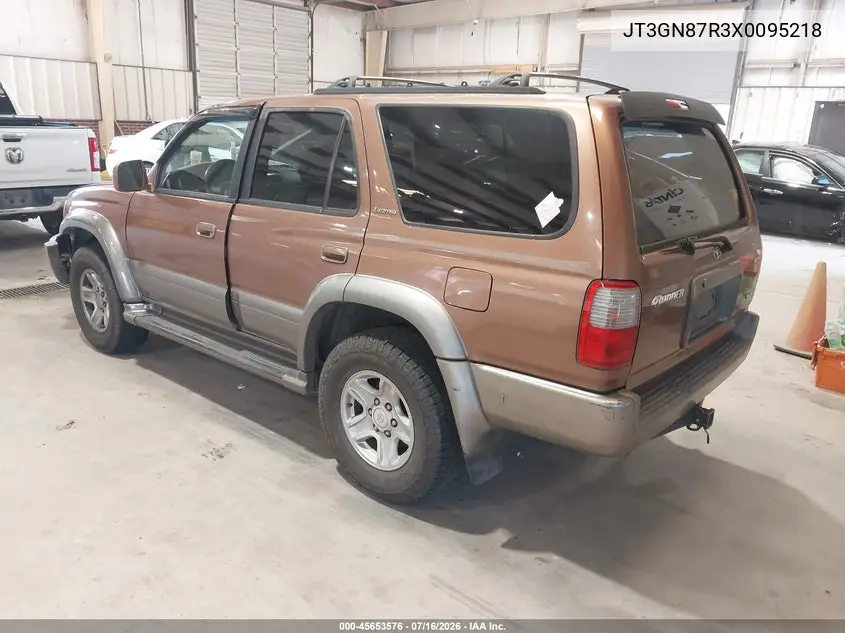 1999 Toyota 4Runner Limited V6 VIN: JT3GN87R3X0095218 Lot: 45653576