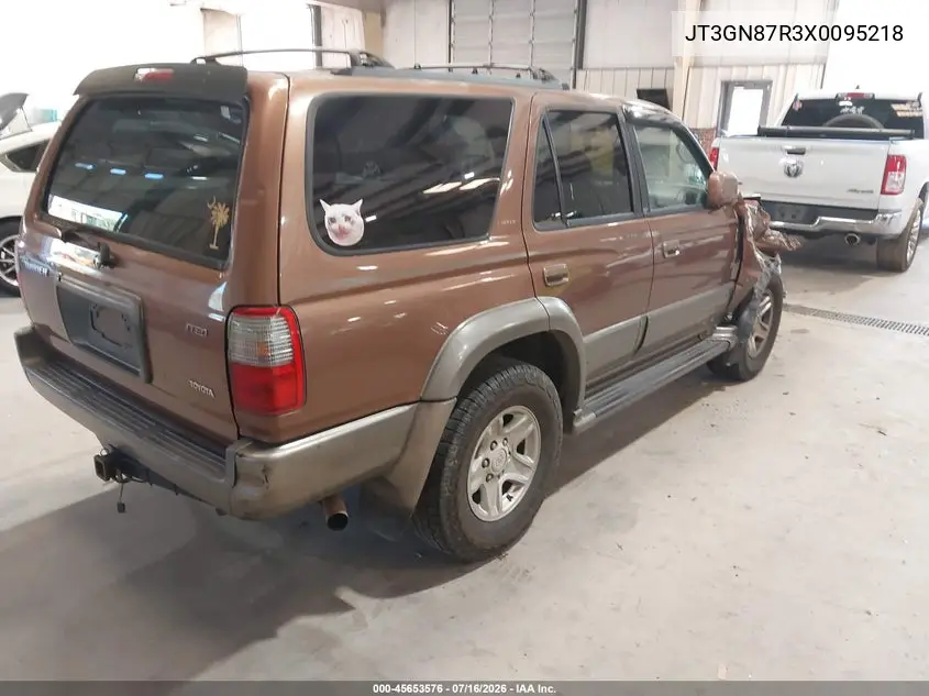 1999 Toyota 4Runner Limited V6 VIN: JT3GN87R3X0095218 Lot: 45653576