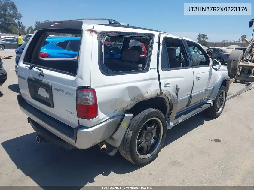 1999 Toyota 4Runner Limited V6 VIN: JT3HN87R2X0223176 Lot: 45667024