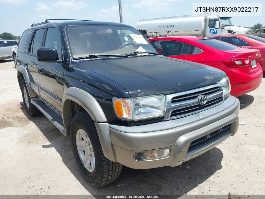 1999 Toyota 4Runner Limited V6 VIN: JT3HN87RXX9022217 Lot: 45669905
