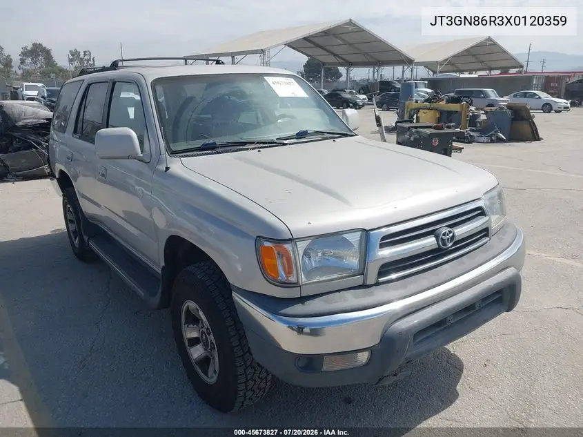 1999 Toyota 4Runner Sr5 V6 VIN: JT3GN86R3X0120359 Lot: 45673827