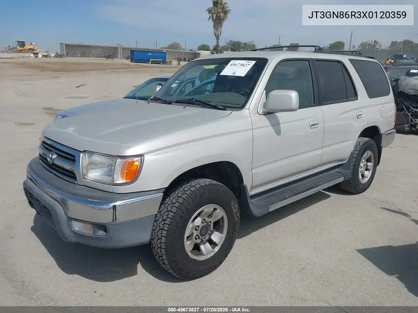 1999 Toyota 4Runner Sr5 V6 VIN: JT3GN86R3X0120359 Lot: 45673827