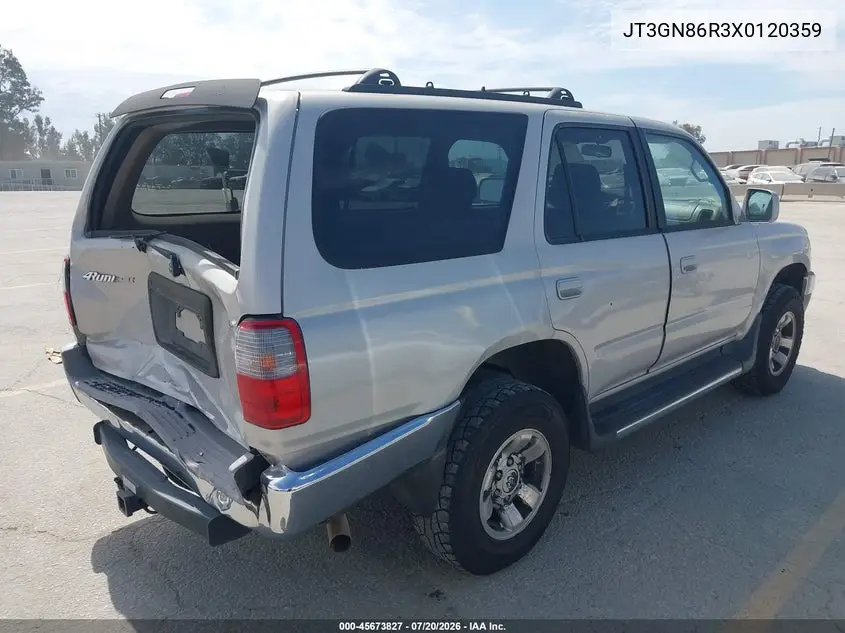 1999 Toyota 4Runner Sr5 V6 VIN: JT3GN86R3X0120359 Lot: 45673827