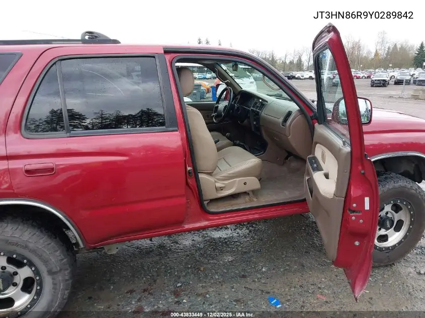 JT3HN86R9Y0289842 2000 Toyota 4Runner Sr5 V6