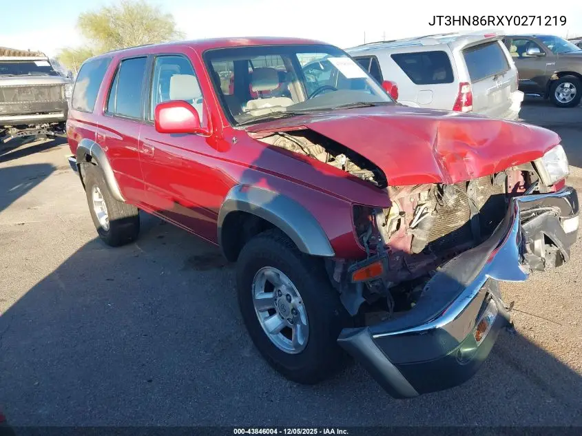 JT3HN86RXY0271219 2000 Toyota 4Runner Sr5 V6