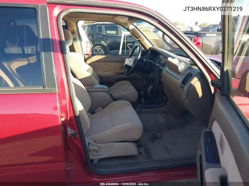 JT3HN86RXY0271219 2000 Toyota 4Runner Sr5 V6