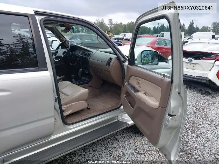 2000 Toyota 4Runner Sr5 V6 VIN: JT3HN86RXY0320841 Lot: 45614615