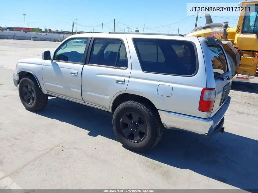 2000 Toyota 4Runner Sr5 V6 VIN: JT3GN86R3Y0173211 Lot: 45697468