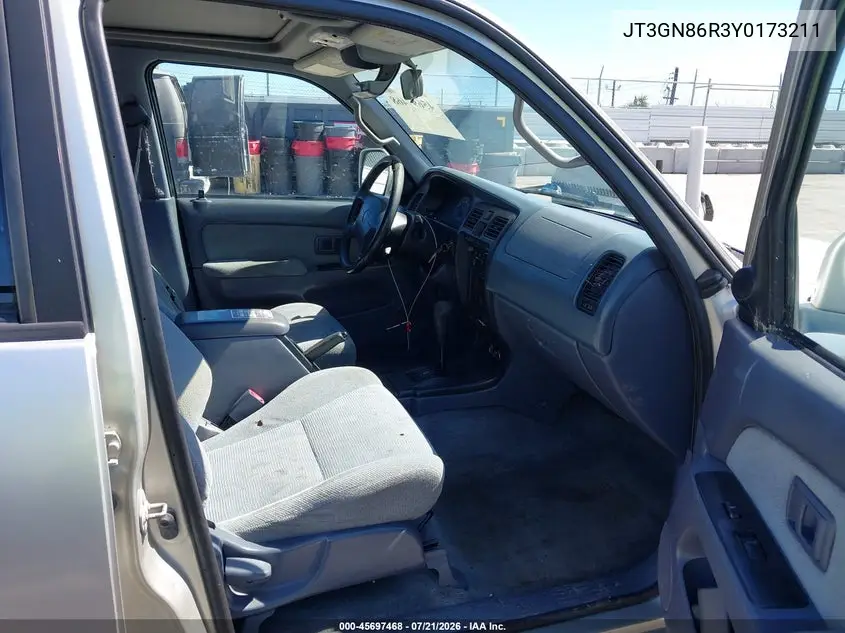 2000 Toyota 4Runner Sr5 V6 VIN: JT3GN86R3Y0173211 Lot: 45697468