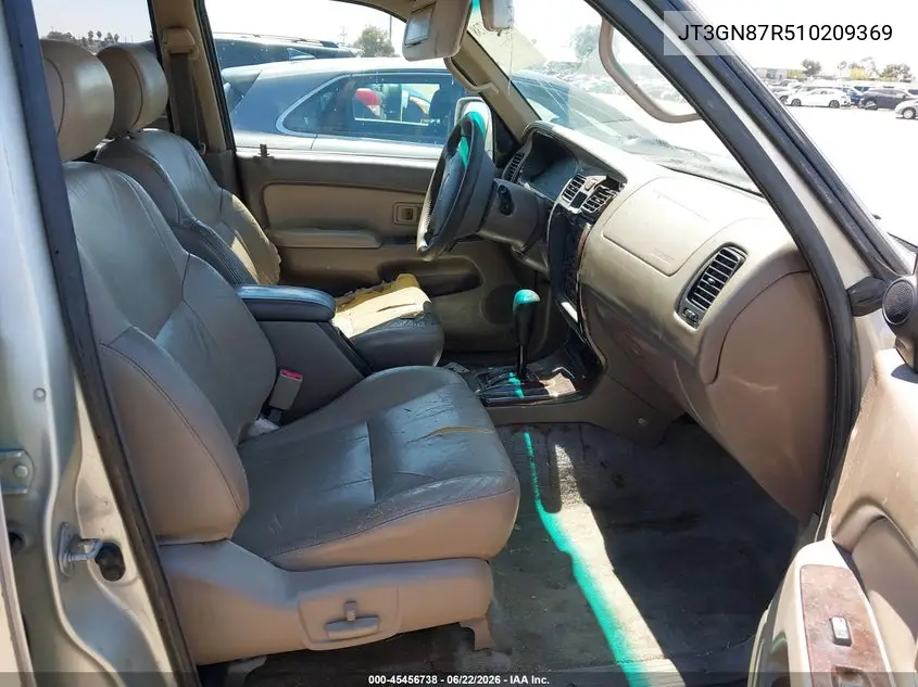 2001 Toyota 4Runner Limited V6 VIN: JT3GN87R510209369 Lot: 45456738