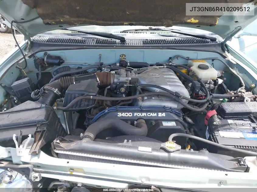 2001 Toyota 4Runner Sr5 V6 VIN: JT3GN86R410209512 Lot: 45543751