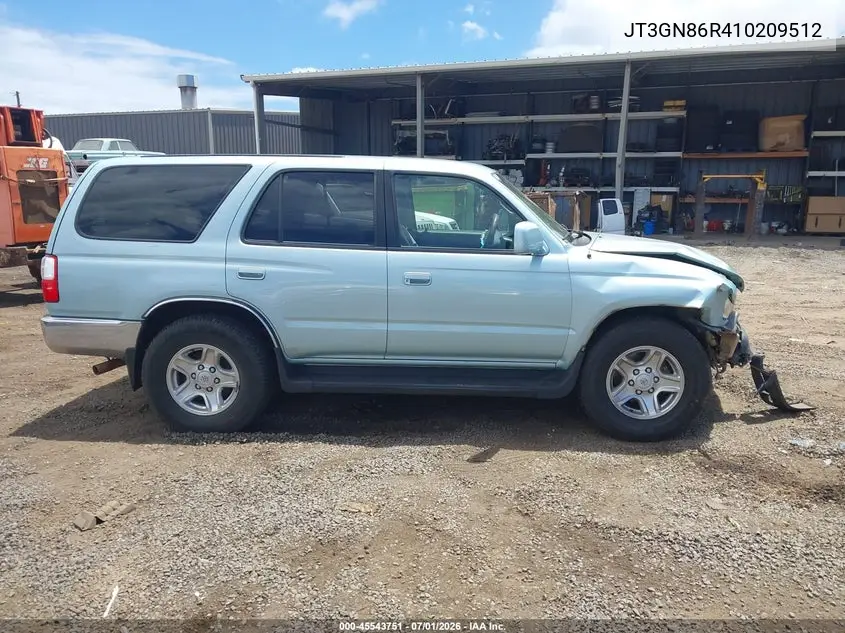 2001 Toyota 4Runner Sr5 V6 VIN: JT3GN86R410209512 Lot: 45543751