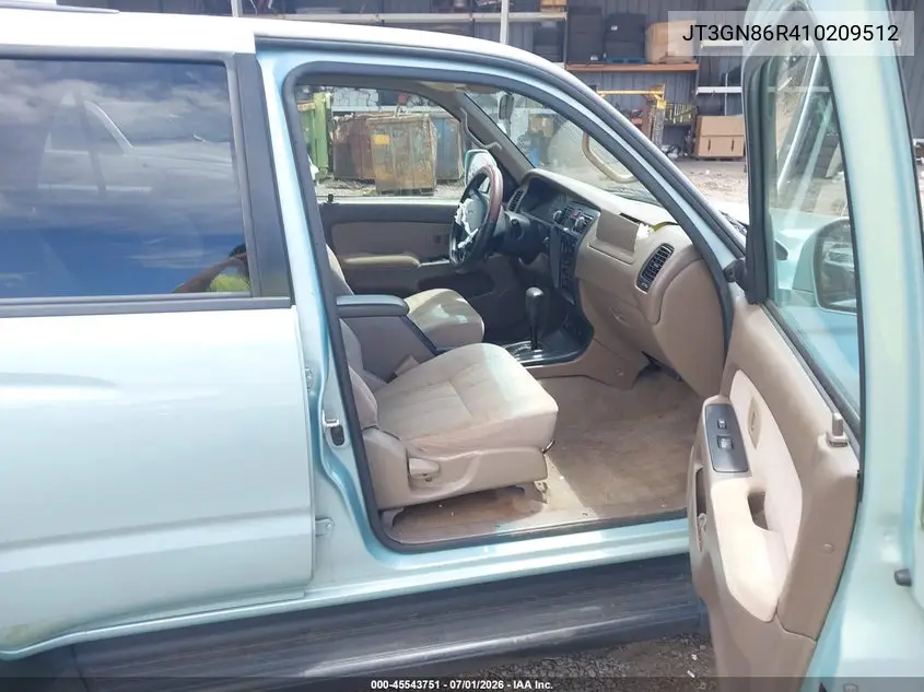 2001 Toyota 4Runner Sr5 V6 VIN: JT3GN86R410209512 Lot: 45543751