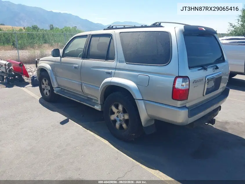 2002 Toyota 4Runner Limited V6 VIN: JT3HN87RX29065416 Lot: 45428096
